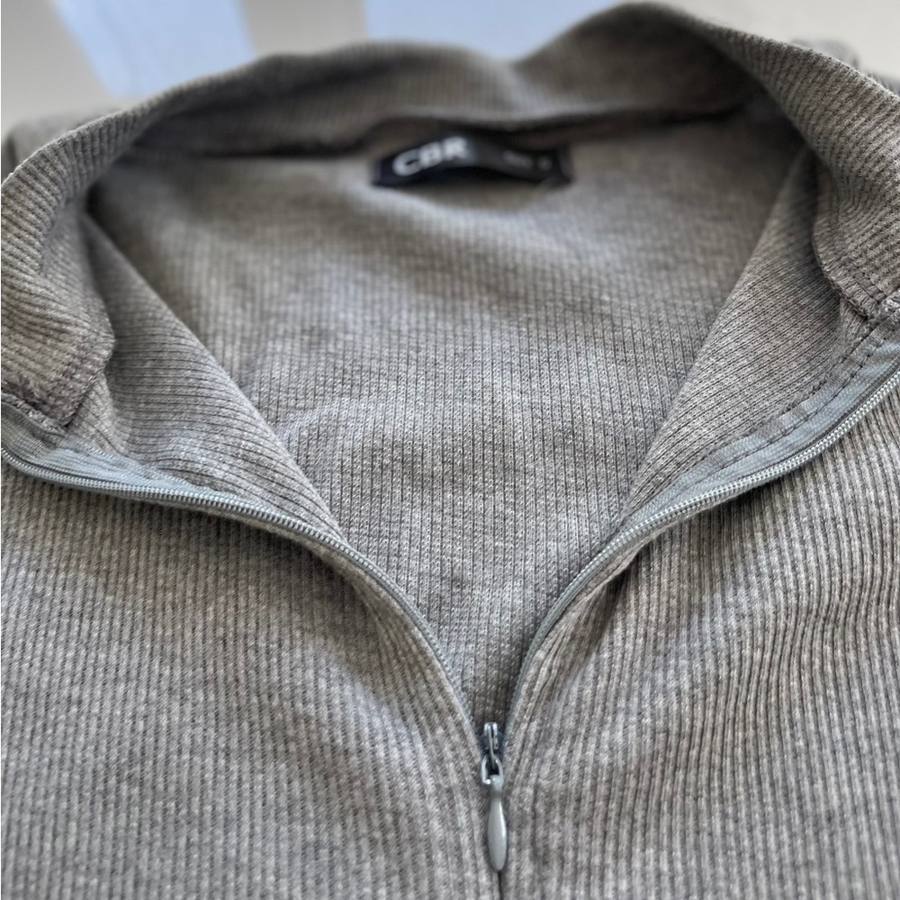 CBR Collared Long sleeve grey dress